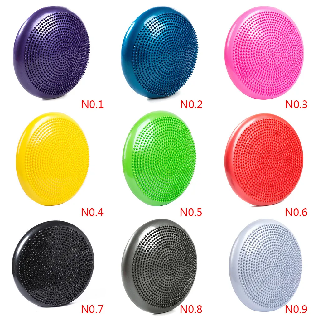 

PVC Yoga Balanced Mats Double Massage Pad Universal Sports Gym Fitness Inflatable Massage Ball