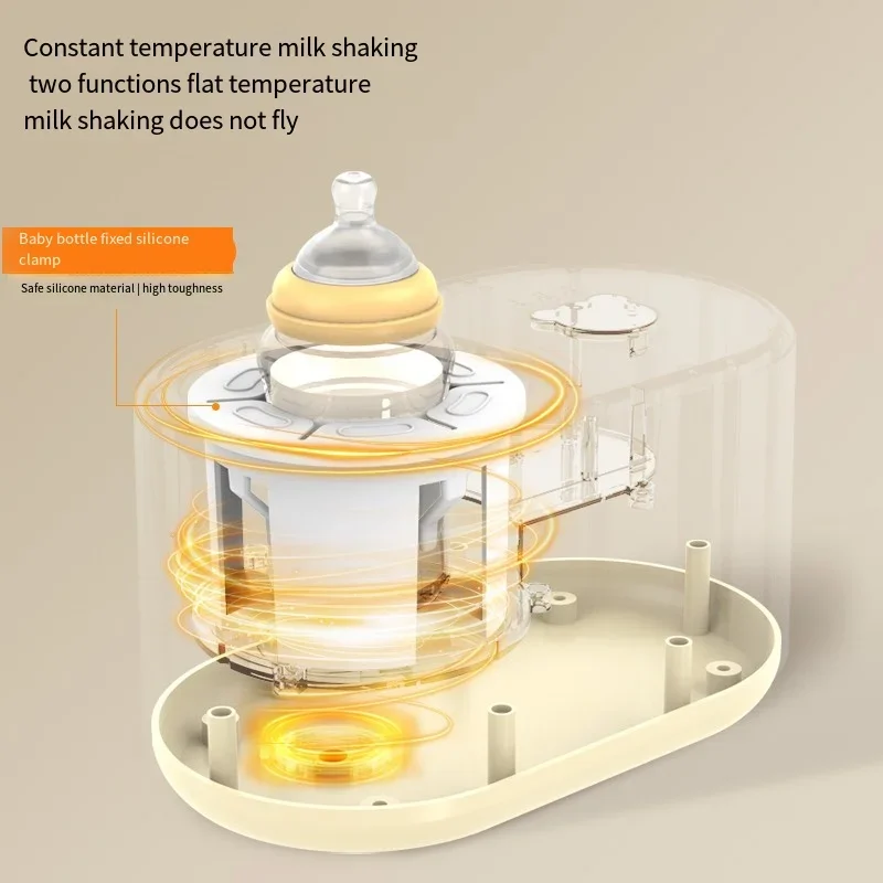 Thermostatic milk shaker Warm two integrated electric heating flushing machine Automatic milk shaker for babies