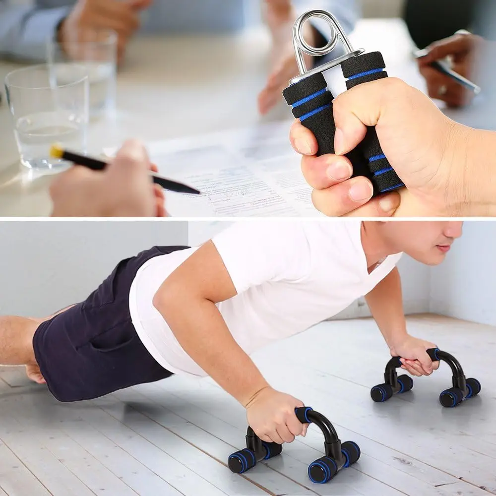 Ruota Addominali 10 In 1 – Kit Completo Per Allenamento Con Fasce Elastiche, Tappetino, Corda, Barra Push Up – Paletta Fitness Uomo/Donna
