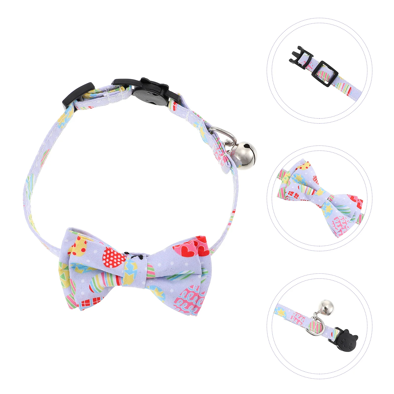 

Cat Collar Polyester Kitten Delicate Accessory Decor Wear-resistant Bow Tie Bowknot