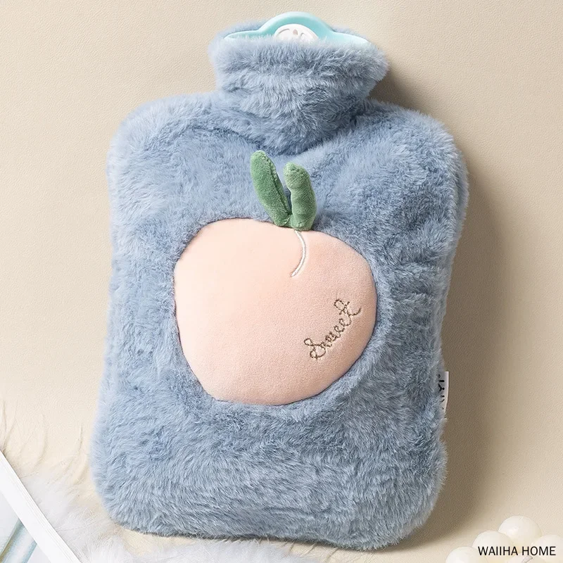 500ML Hot Water Bottles Bag Water-filling Hot-water Bag for Female Warm Belly Hands and Feet Keep Hand Warmer Hot Water Bag