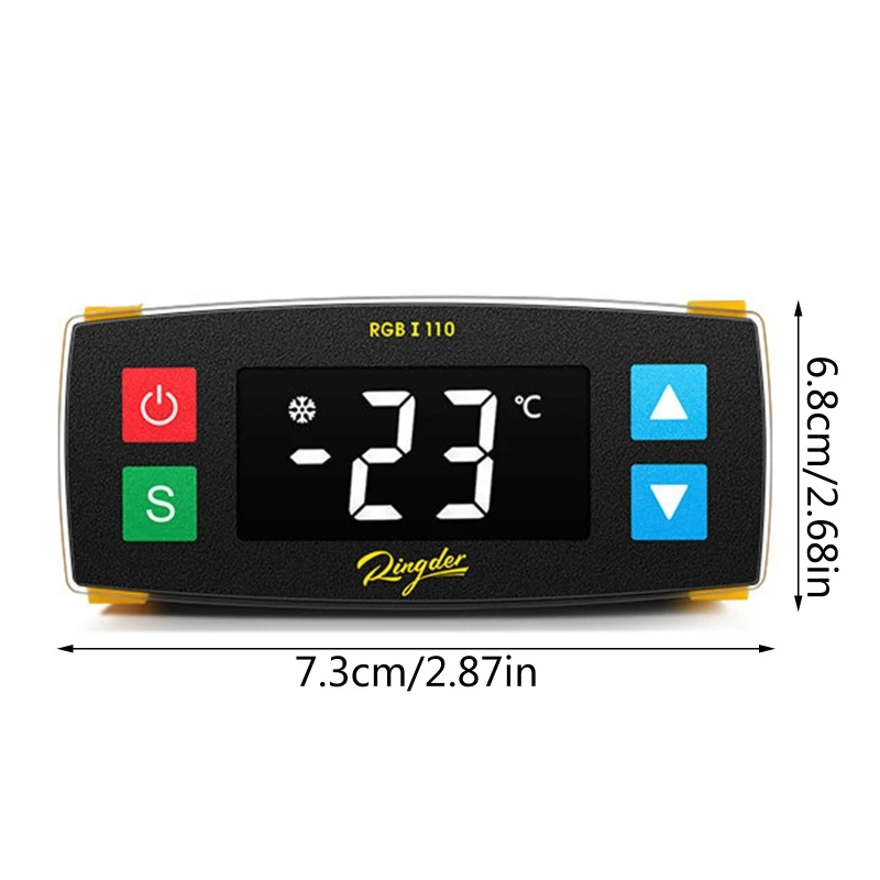 

AC110-220V ProbeLine цифровой контроль температуры светодиодный термостат регулятор охлаждения терморегулятор дропшиппинг