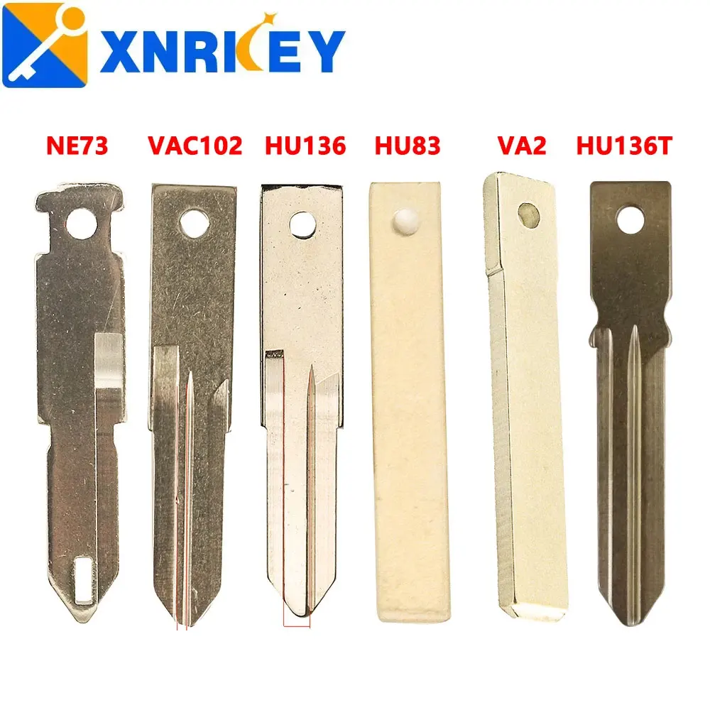 

XNRKEY необработанный ключ для автомобиля Blade VAC102 HU136 VA2 HU83 NE73 HU136T Blade для Renault, для Peugeot 206 307, дистанционный ключ