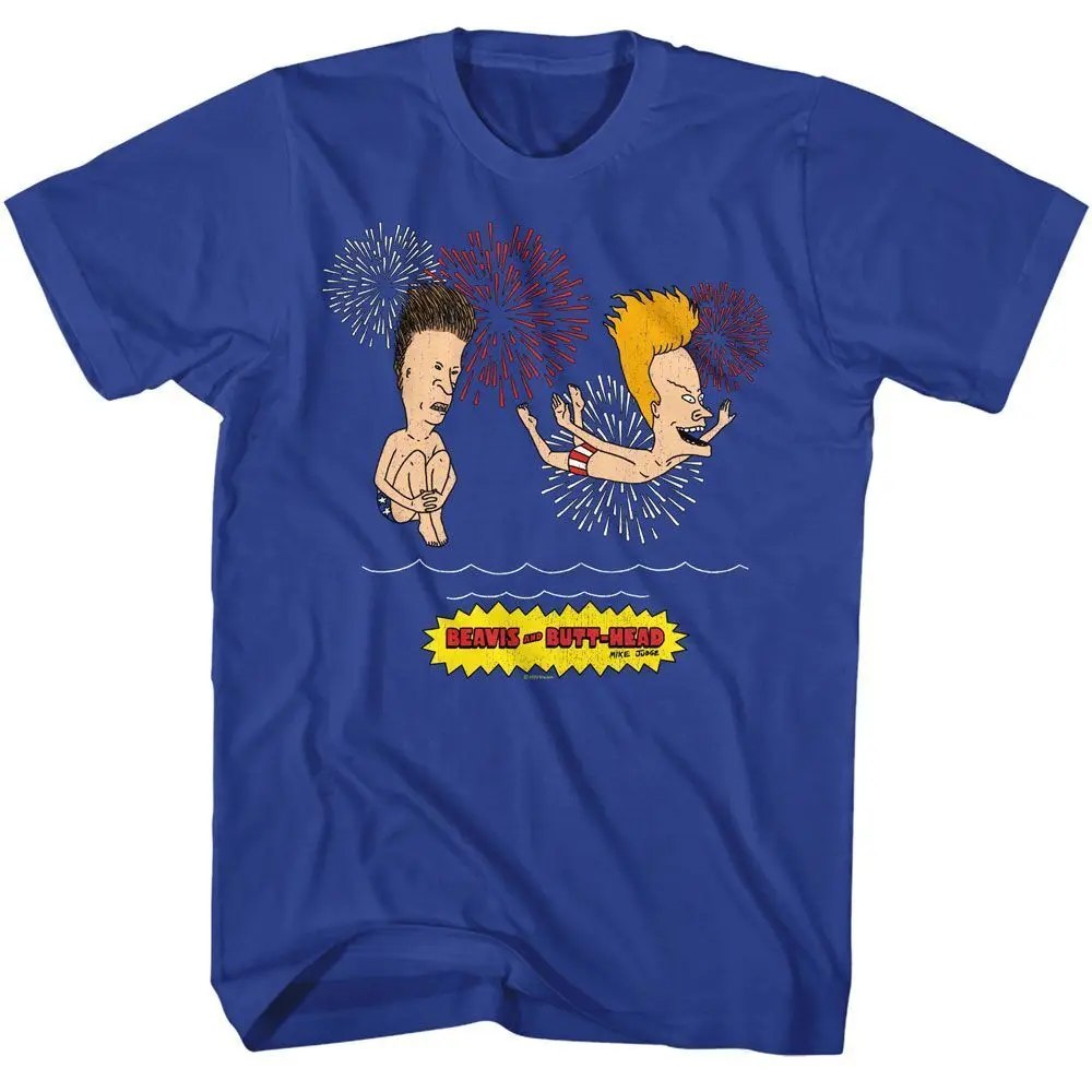Beavis E Butthead Firework Swim Tv Shirt