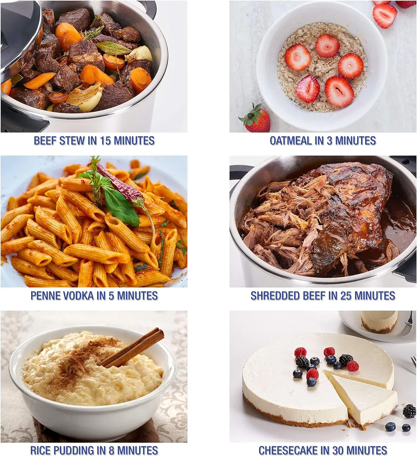 Pressure Cooker 8 Qt-Stainless Steel, Multi Pressure Levels, Easy Locking, Induction Ready, Digital Coo