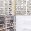 Large Shoe Cabinet Rack Waterproof Dust proof Shoes Stand Multi-layer Storage Organizer Free Standing Space 2