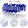 Transparent Clipper Guard Holder Durable Rectangular Barber Shop Hair Clipper Storage Box Universal Clipper Comb Case 4