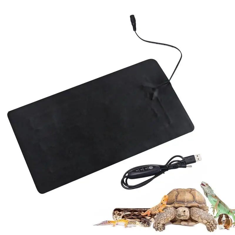 Plants Heat Mat Waterproof PVC Leather Plant Heating Pad USB Germination Heat Mat Even Heating 3 Levels Adjustable Temp