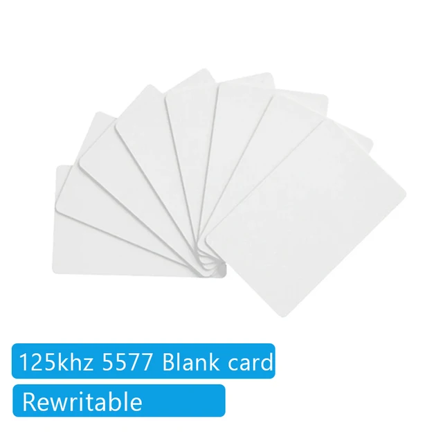 5/10pcs 5200 T5577 Duplicator Copy 125khz RFID Blank ID Card Proximity Rewritable Writable Copiable Clone Duplicate Access Tag 1