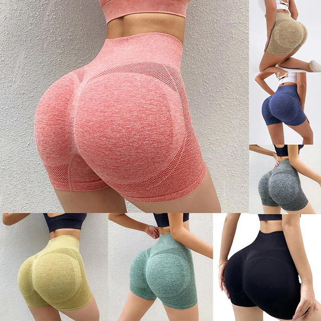 Femmes Shorts sport pour femmes nouveau cyclisme Jogging Fitness taille haute Push Up Shorts de sport Leggings femmes vêtements de Yoga 1