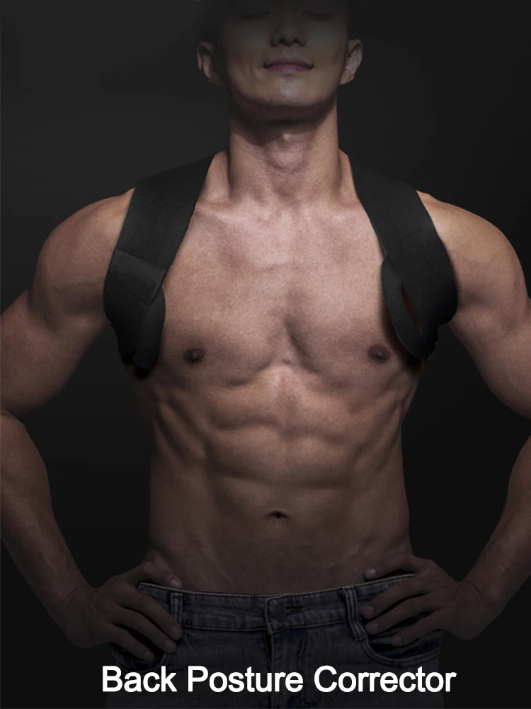 Back Posture Corrector Clavicle Spine Back Belt Adjustable Unisex Upper Back Shoulder Lumbar Posture Correction Body Shaping 2