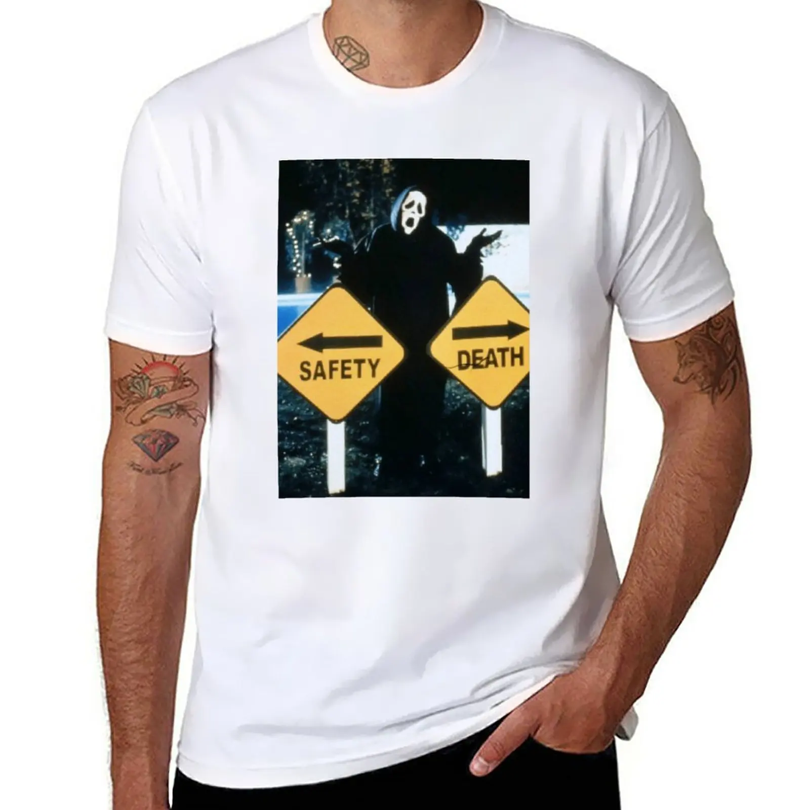 

safety or death T-Shirt tees quick-drying tshirts for men
