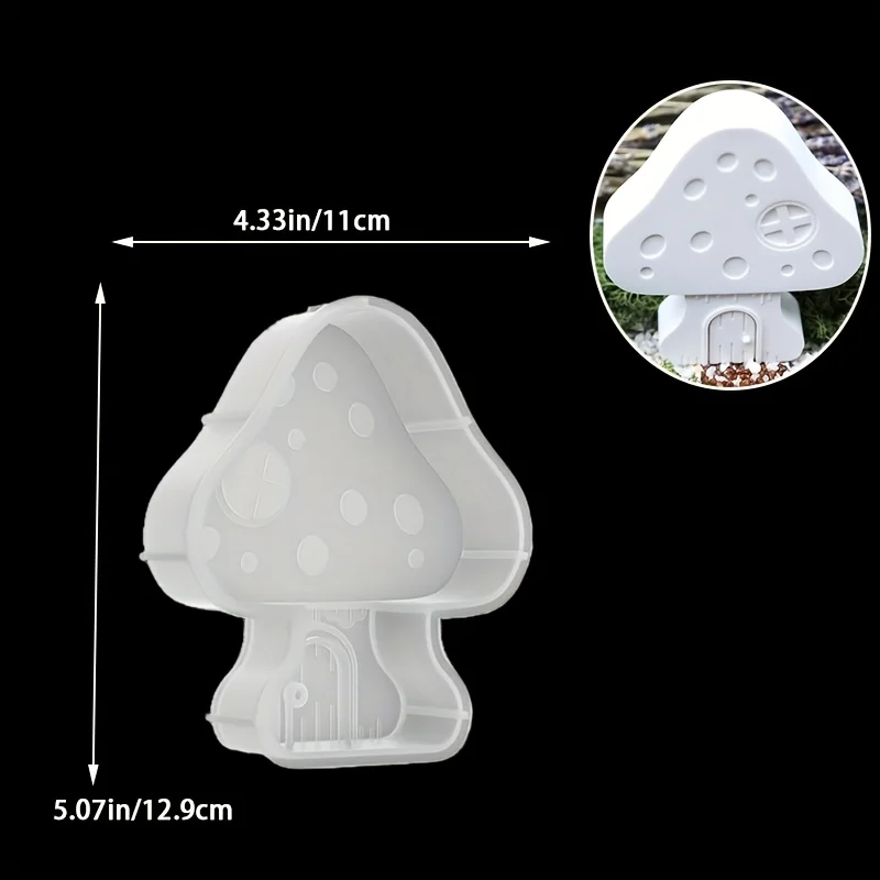 Charming Mushroom Cottage Mold for Creative Crafts & Decor
