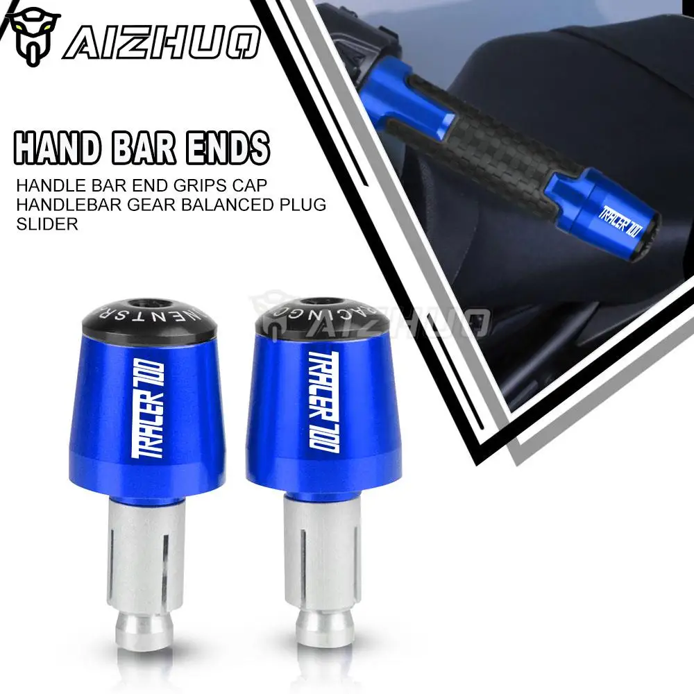 

For Yamaha TRACER 700 GT 2018 2019 2020 2021 2022 2023 Motorcycle Handle Bar Ends Weight Cap Slider Handlebar Grips Plugs Caps