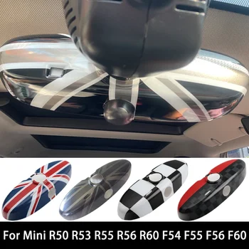 Car Interior Rear View Mirror Cover For MINI One Cooper S JCW R50 R52 R53 R55 R56 R57 R60 F54 F55 F56 F57 F60 Auto Accessories 1