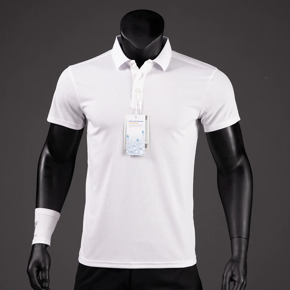 Men's Golf Shirt Luxury Functional Polo Shirt Quick-drying Perspiration Breathable Lapel Short-sleeved T-shirt for Man Summer 7