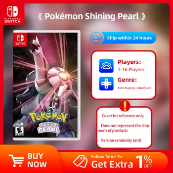 Pokemon Shining Pearl - Offerte di giochi per Nintendo Switch Carta da gioco fisica originale ufficiale al 100% Genere di avventure per Switch OLED