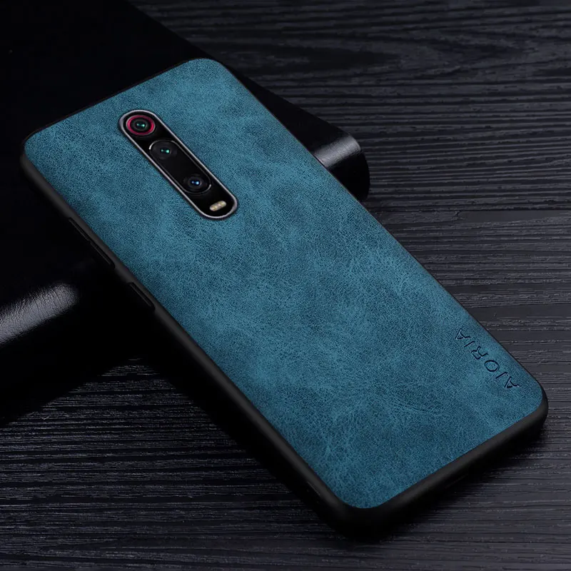 Premium PU Leather Phone Case - Scratch-Resistant Solid Color Cover