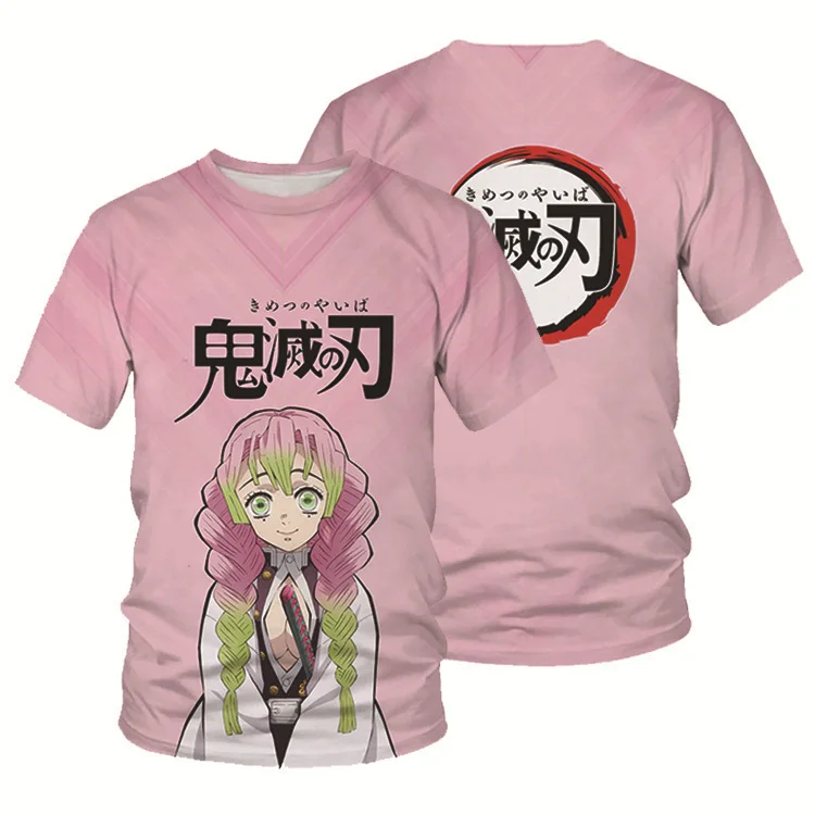 Tennis T Shirts Popular Japanese Anime Demon Slayer Kamado Tanjirou Cosplay T shirt 3D Print Kid T-shirt Summer Men/Women Short Sleeve Y2k Tees