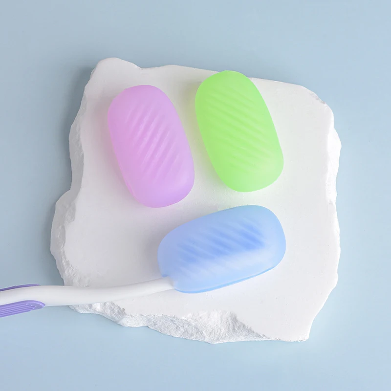 Silicone Toothbrush Head Covers 1PCS Portable Travel Case