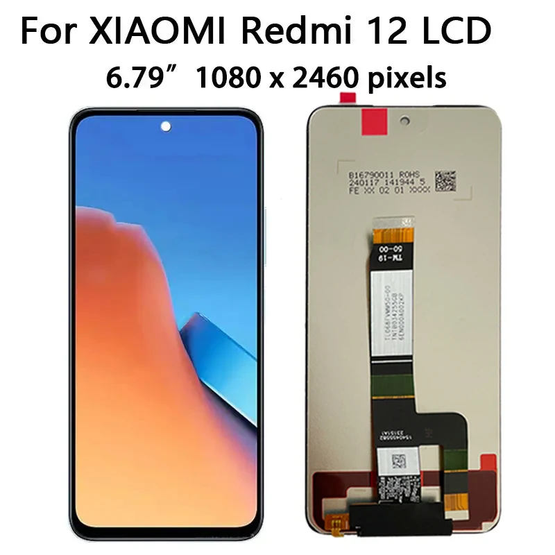 peças de reparo, Redmi 12, 6,79 