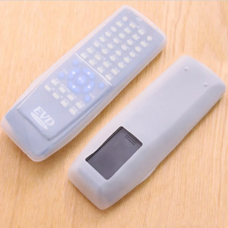 Tanie Transparent Silicone Remote Control Cover TV Air Condition Remote Control sklep