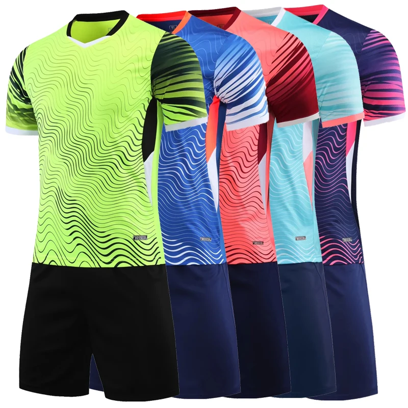 

New Soccer Jerseys set Mens Sportswear fútbol Training Uniform Football Jersey Suits Camisa de futebol Shirts and Shorts Kits