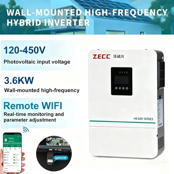 อินเวอร์เตอร์พลังงานแสงอาทิตย์แบบออฟกริดความถี่สูง 3.6 กิโลวัตต์ 220 โวลต์ สำหรับใช้ในครัวเรือน ฟาร์ม และการเกษตร 1