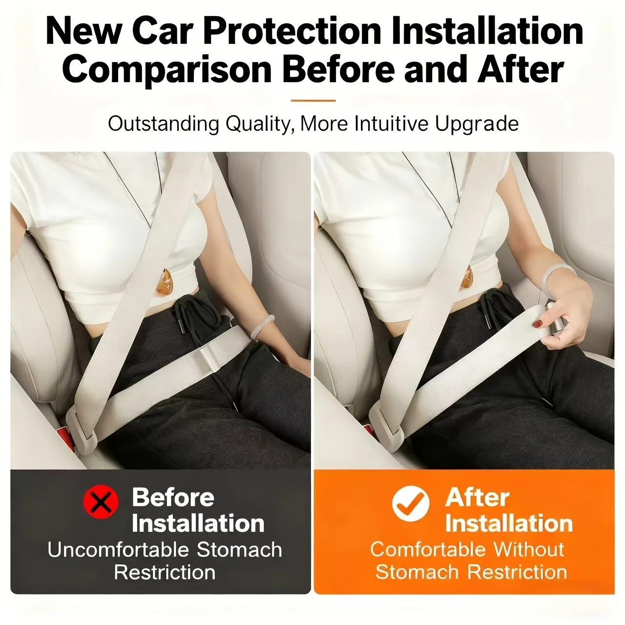 New Adjustable Car Safety Seat Belts Holder Auto Safety Belt Clips Seat Belt Stop Adjustment Clips Car Retention