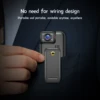 4k Mini Digital Camera WIFI Remote Control 180 Degrees Wide Angle Rotation Lens Bodycam Sports DV with Rotating Back Clip 3