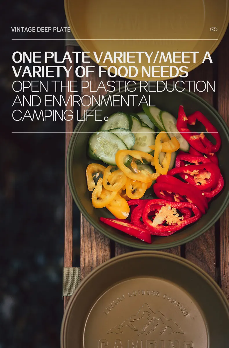 Description Picture 6 of itemThous Winds Camping Bowl Dishes Outdoor Tableware Set Picnic Cooking Cookware Travel Utensils Camping Equipment Supplies TW3021