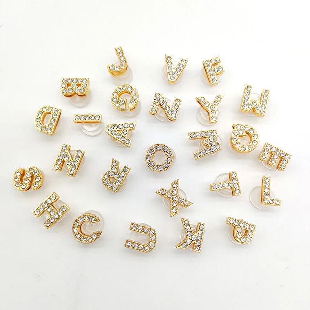 Letter A-Z Shoe Croc Charms for Clogs Sandals Decoration Shoe Accessories  Charms for Friends Gifts - AliExpress