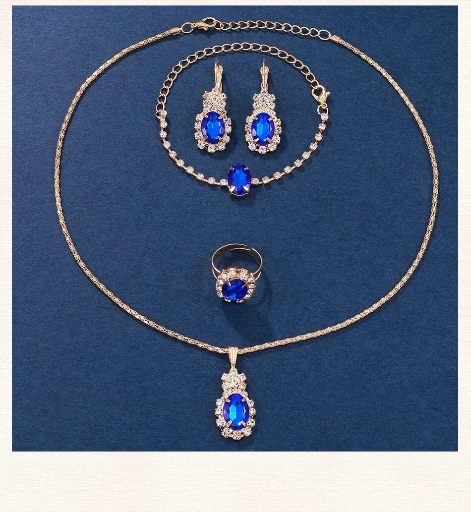 S2569350bb1584a3780956edff5d50a54e 6PCS Set Women Fashion Quartz Watch Female Clock Rhinestone Dial Luxury Brand Design Women Watches Simple Ladies WristWatch Mallzona