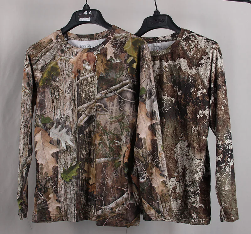 Kids Youth Hunting Long Sleeve T Shirt Sports Shirts UPF 50+ Dry Fit UV Sun Protection Fishing Shirts Athletic Sports Tee