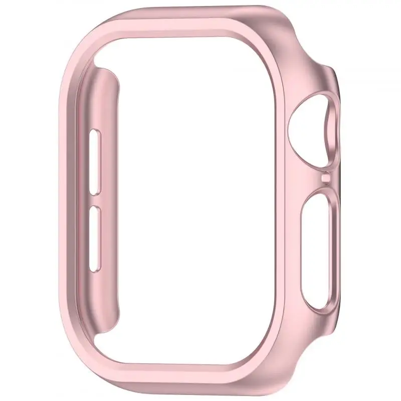 Sleek Hollow Protective Bumper for Apple Watch Cases with PC Screen Protector