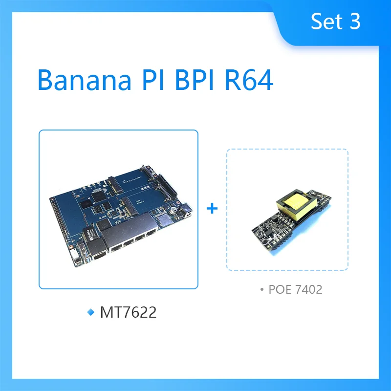 Banana Pi BPI-R64: Scheda Router Open Source Con MediaTek MT7622 E 5 Porte Gigabit