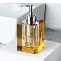 แบบพกพา Hand Sanitizer ขวดโลชั่นคริสตัลสบู่แชมพูเจลอาบน้ําอุปกรณ์ห้องน้ํา 5