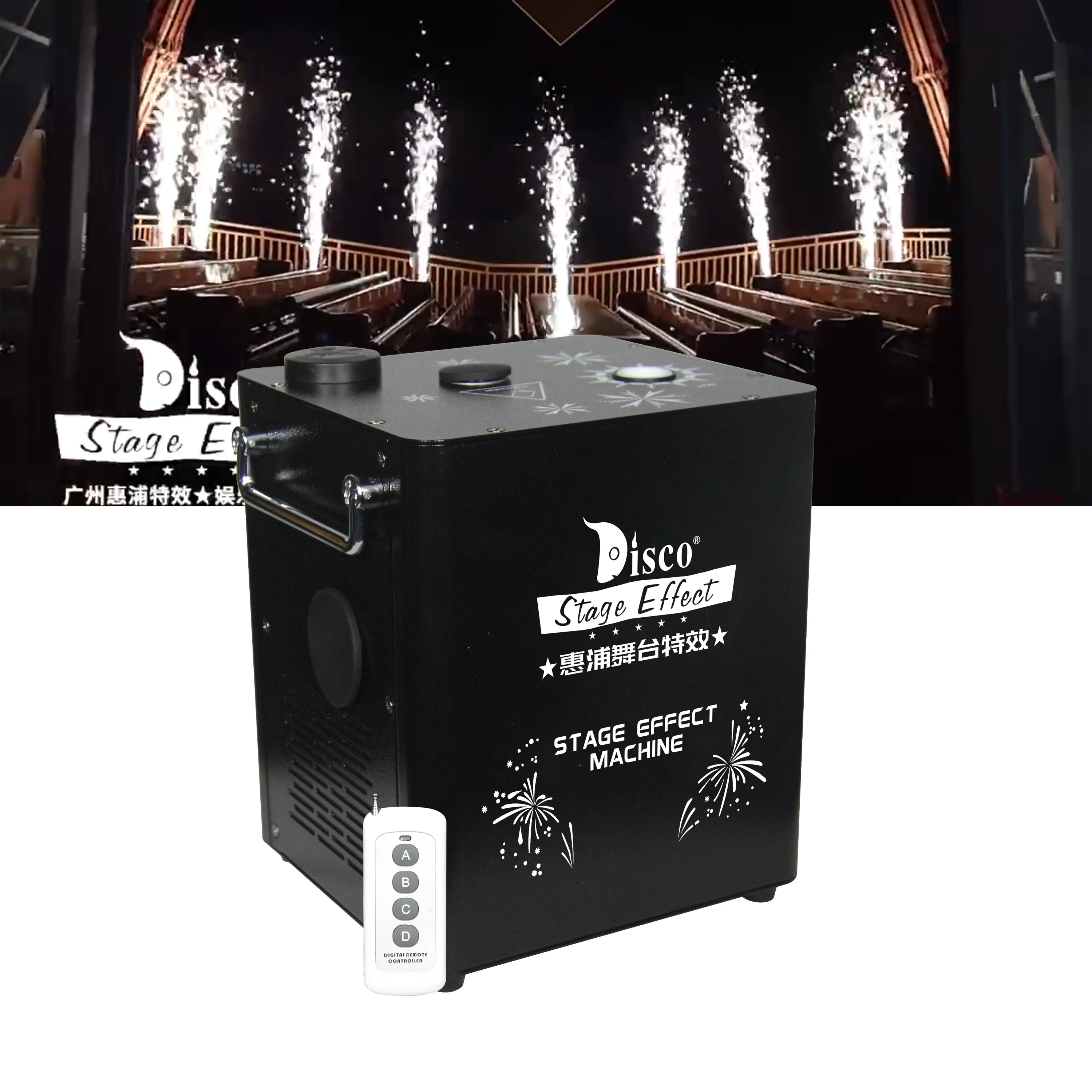 

Spark Machine, Whirling Cold Firework Machine For Outdoor Party And Stage Performance Wedding Bars Music Festivals