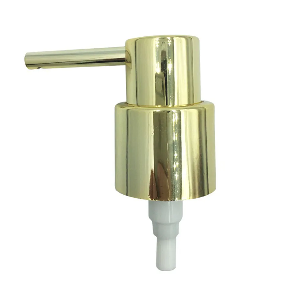 

1x Pump Head 1x Tube Set ABS Electroplated Dispensing Bottle Press Mouth Pump Head 28 Teeth Lotion Nozzle 15cm Tube