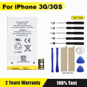 Batterie ricaricabili per telefoni cellulari Bateria di alta qualità per Apple IPhone 3GS 3G 616-0434 Batteria per smartphone nuovissima