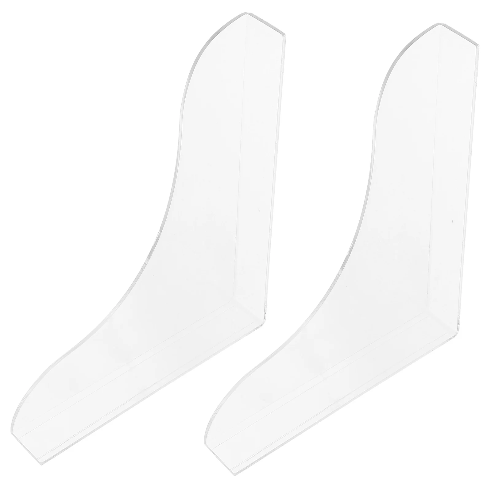 

2 Pcs Splash Guard Bathroom Sink Water Trough Barrier Door Shower Stopper Acrylic Blocker