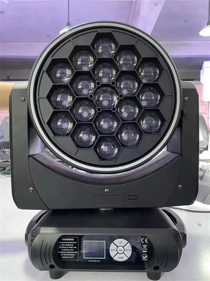 8-pieces-Dj-Luces-Rotation-RGBW-LED-zoom-moving-head-zoom-19x40w-4in1-B ...