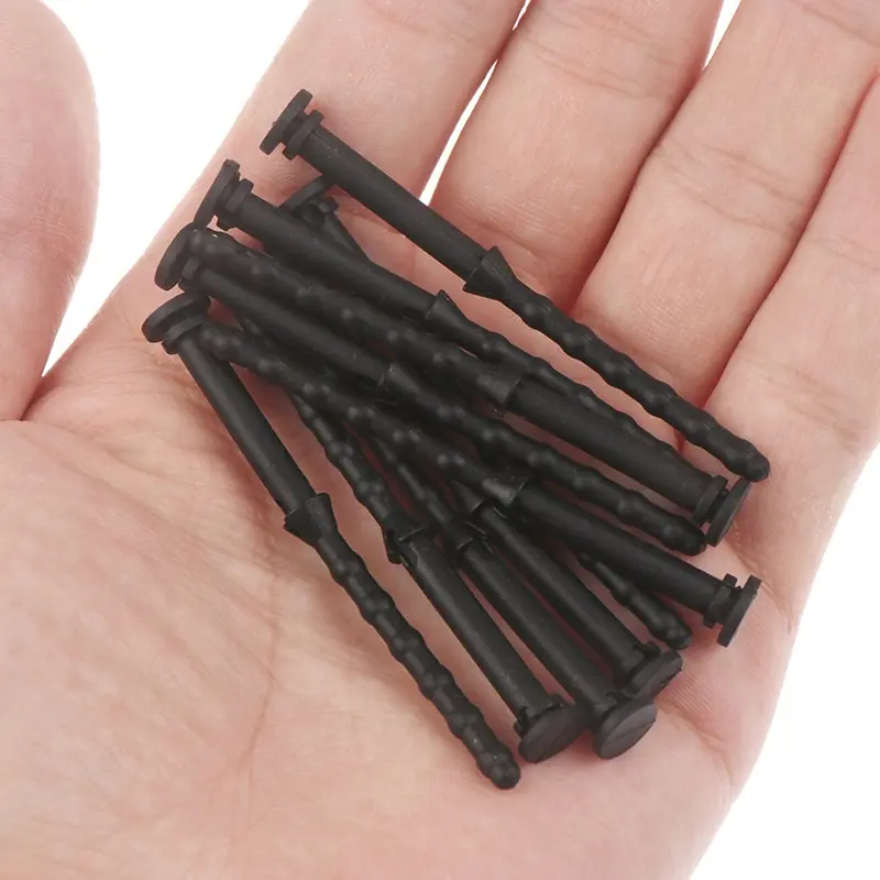 진동 방지 마운트 실리콘 나사, 소음 감소 장비, 나사 핀 리벳 고무 PC 팬, 소음 흡수 팬 65mm