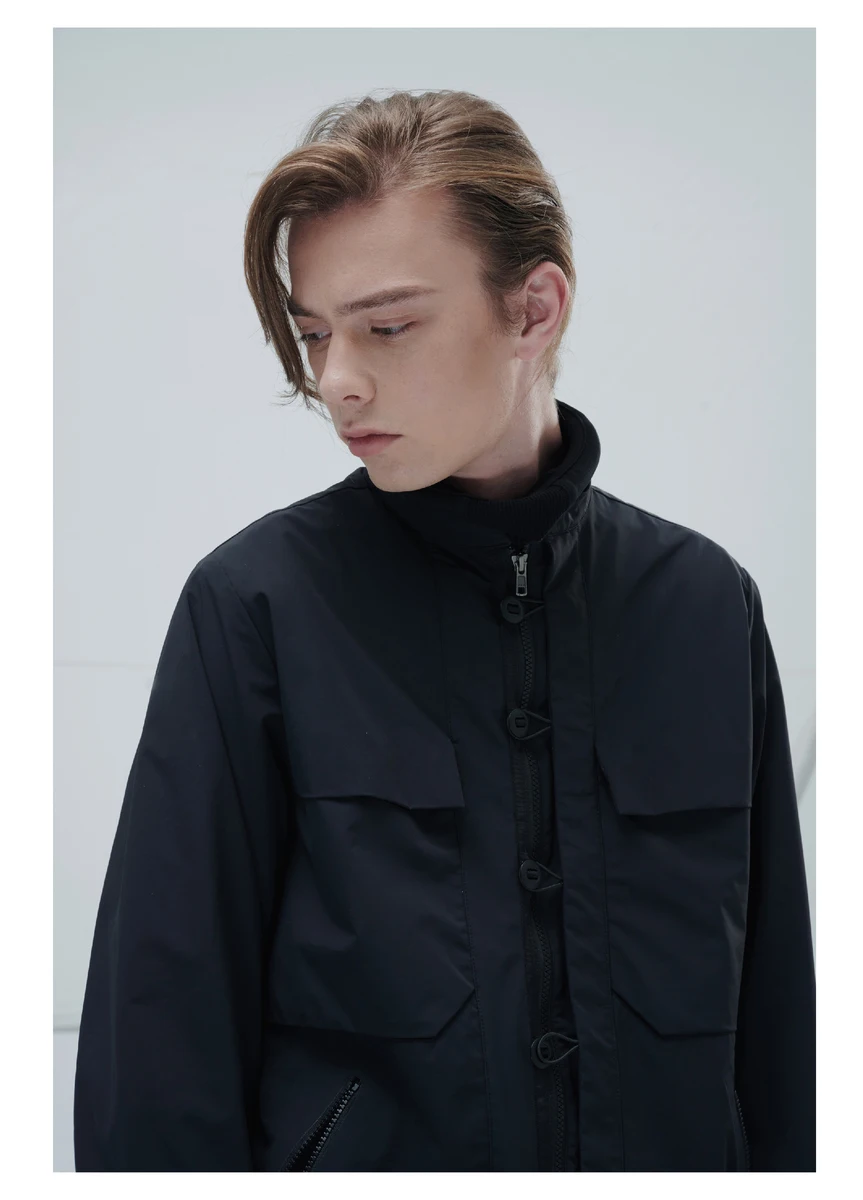 Reindee lusion 21fw functional seamless pocket waterproof tang suitacket kimono techwear asian style