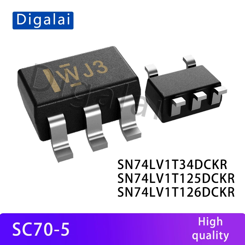SN74LV1T34DCKR SN74LV1T125DCKR SN74LV1T126DCKR SC-70-5 Auf Lager 10-20 Stück