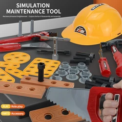 35-piece children's tool toy set boy's simulation repair chainsaw repair screwdriver play house toys children's birthday gift