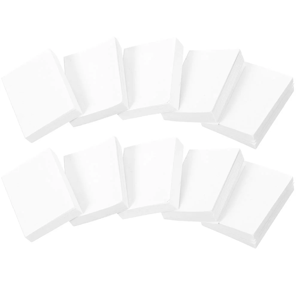 

10 Pcs An Fittings Dollhouse Book Mini Books Miniature Decor Model White Kit Child