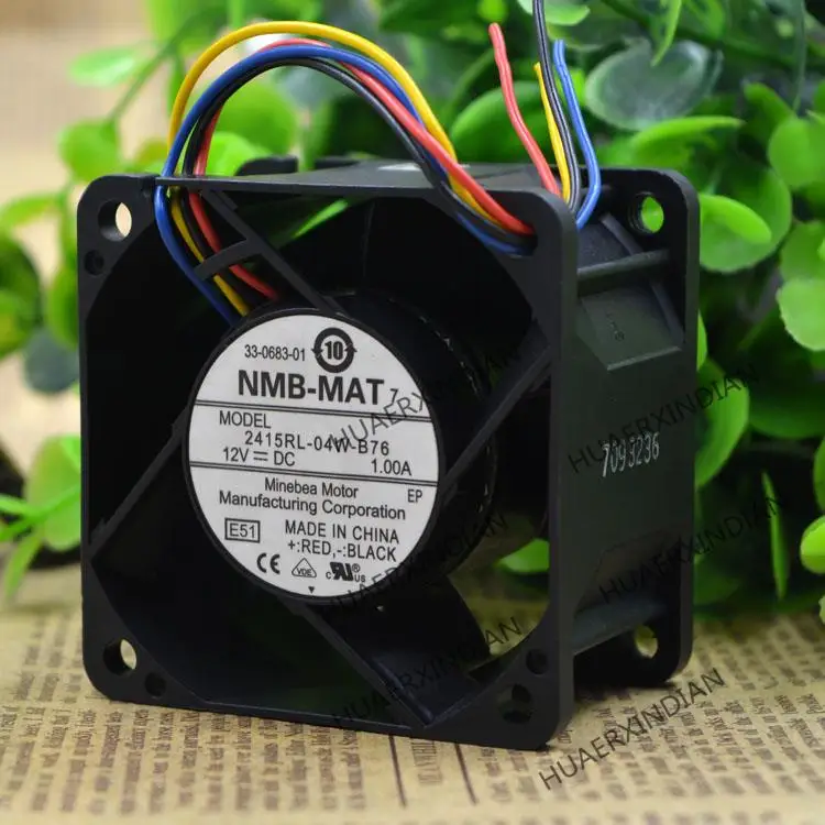 

Новый комплект для сборки охлаждающего вентилятора 2415RL-04W-B76 6038 6 см 12 в а E51