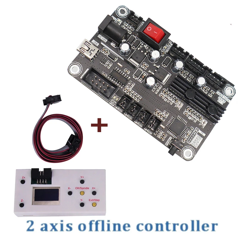 DIY Laser Engraving Machine GRBL 4-axis Control Board Offline CNC Control Board 3018PRO 1610/2418/3018 3 Axis 2 Axis Controller butcher block woodworking bench Woodworking Machinery
