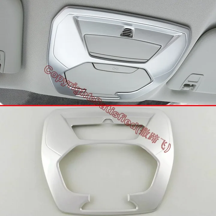 

ABS Pearl Chrome Interior lights Reading lights Cover Trim For Ford Kuga Escape 2017 2018 Car Accessories Stickers